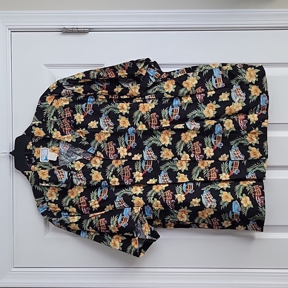 Men's Button Up Hawaiian Short Sleeve Shirt - Picture 1 of 10
